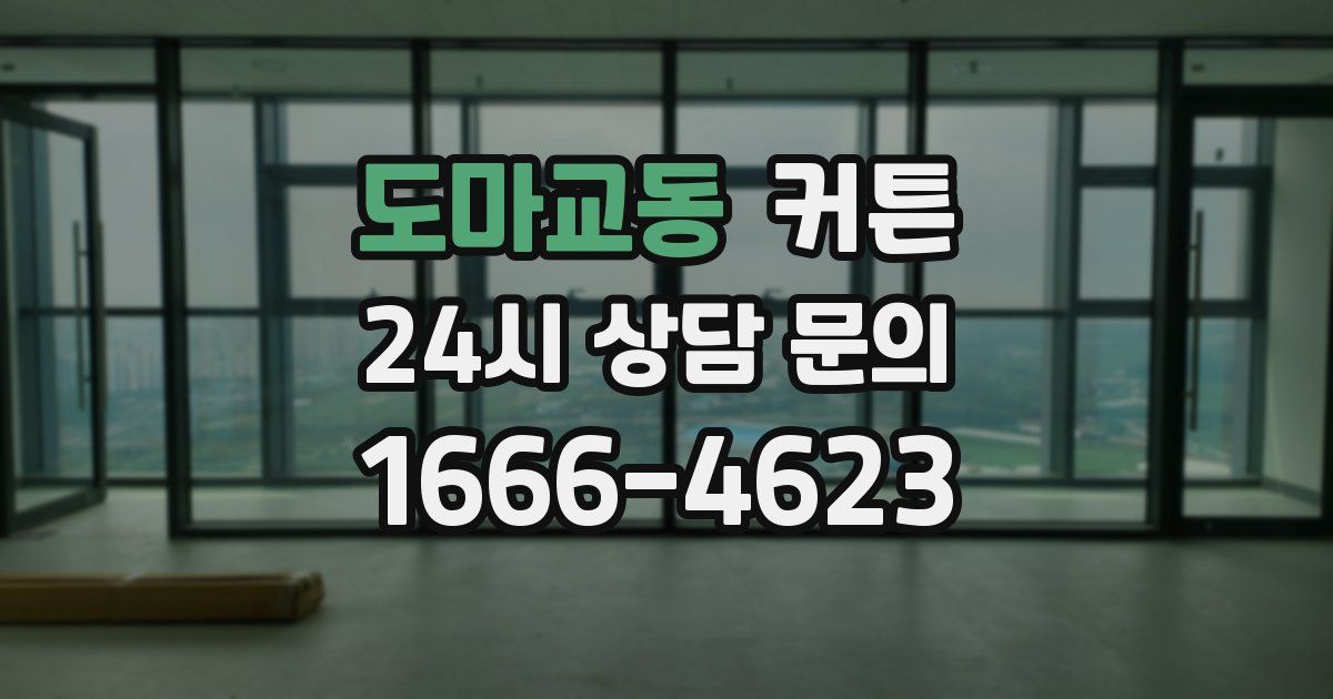 도마교동 커튼
