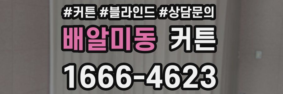 배알미동 커튼