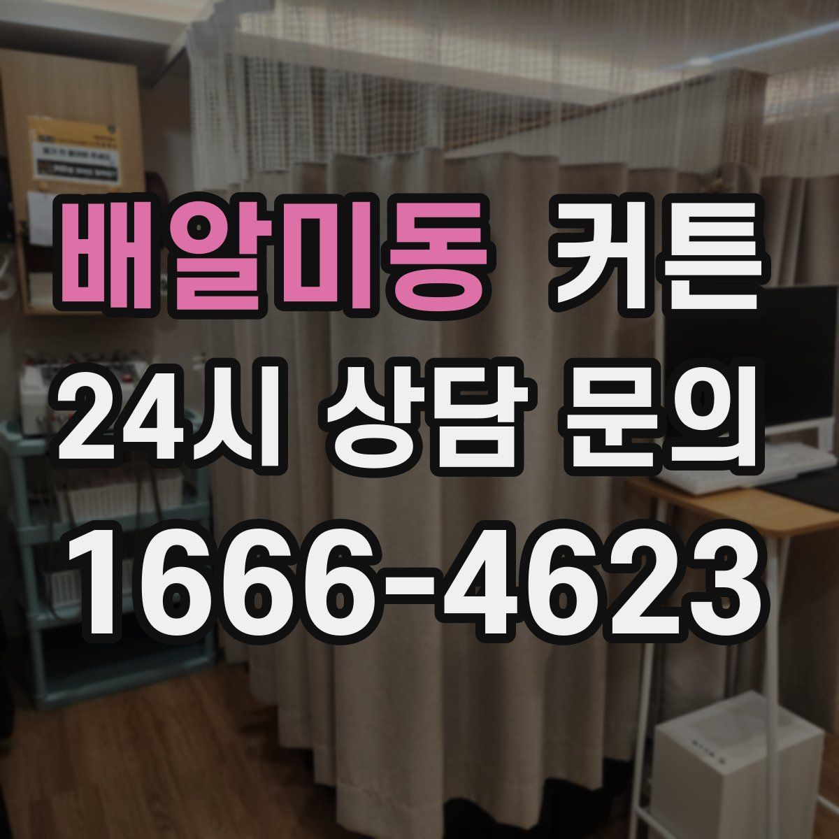 배알미동 커튼