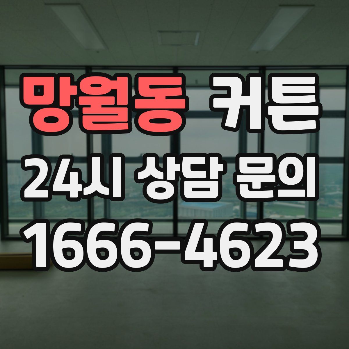망월동 커튼