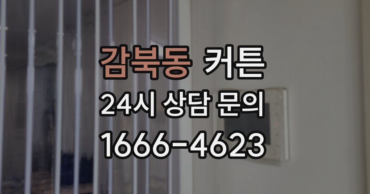 감북동 커튼