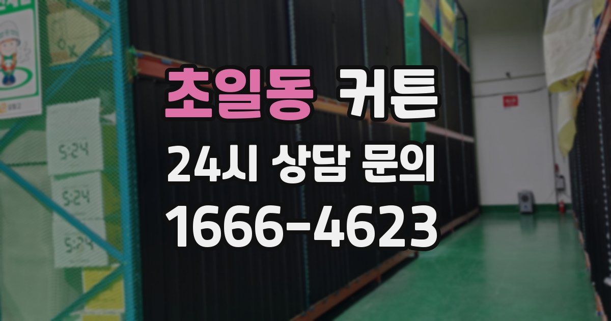 초일동 커튼
