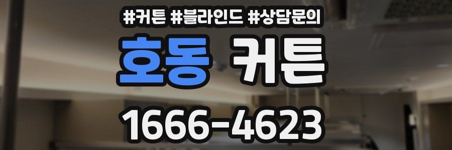 호동 커튼