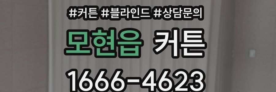 모현읍 커튼