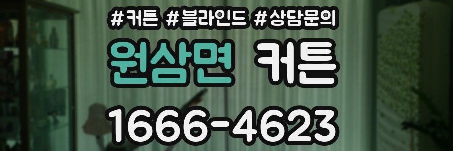 원삼면 커튼
