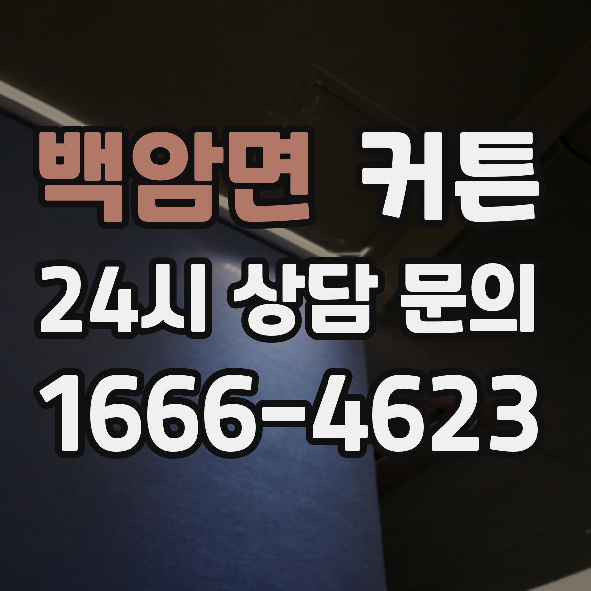 백암면 커튼