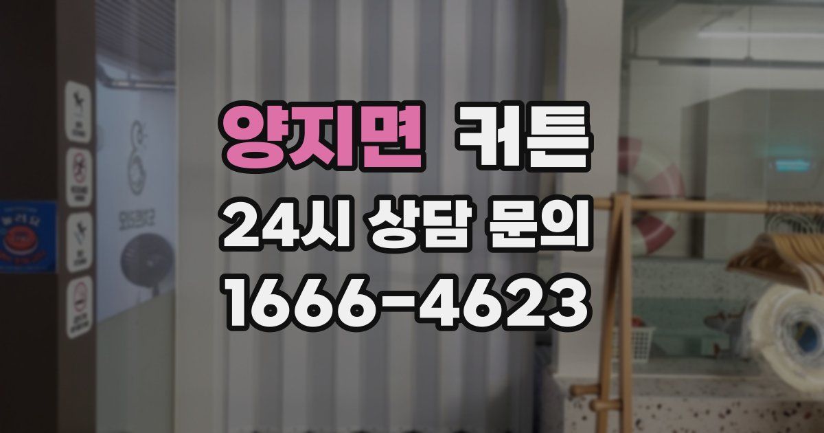 양지면 커튼