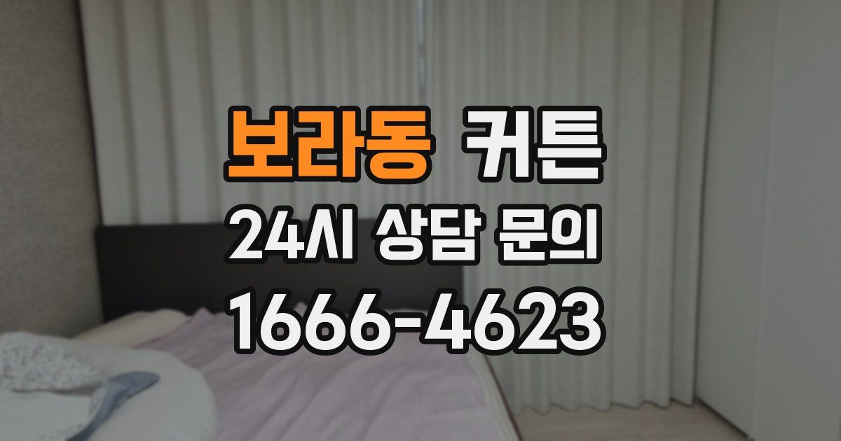 보라동 커튼
