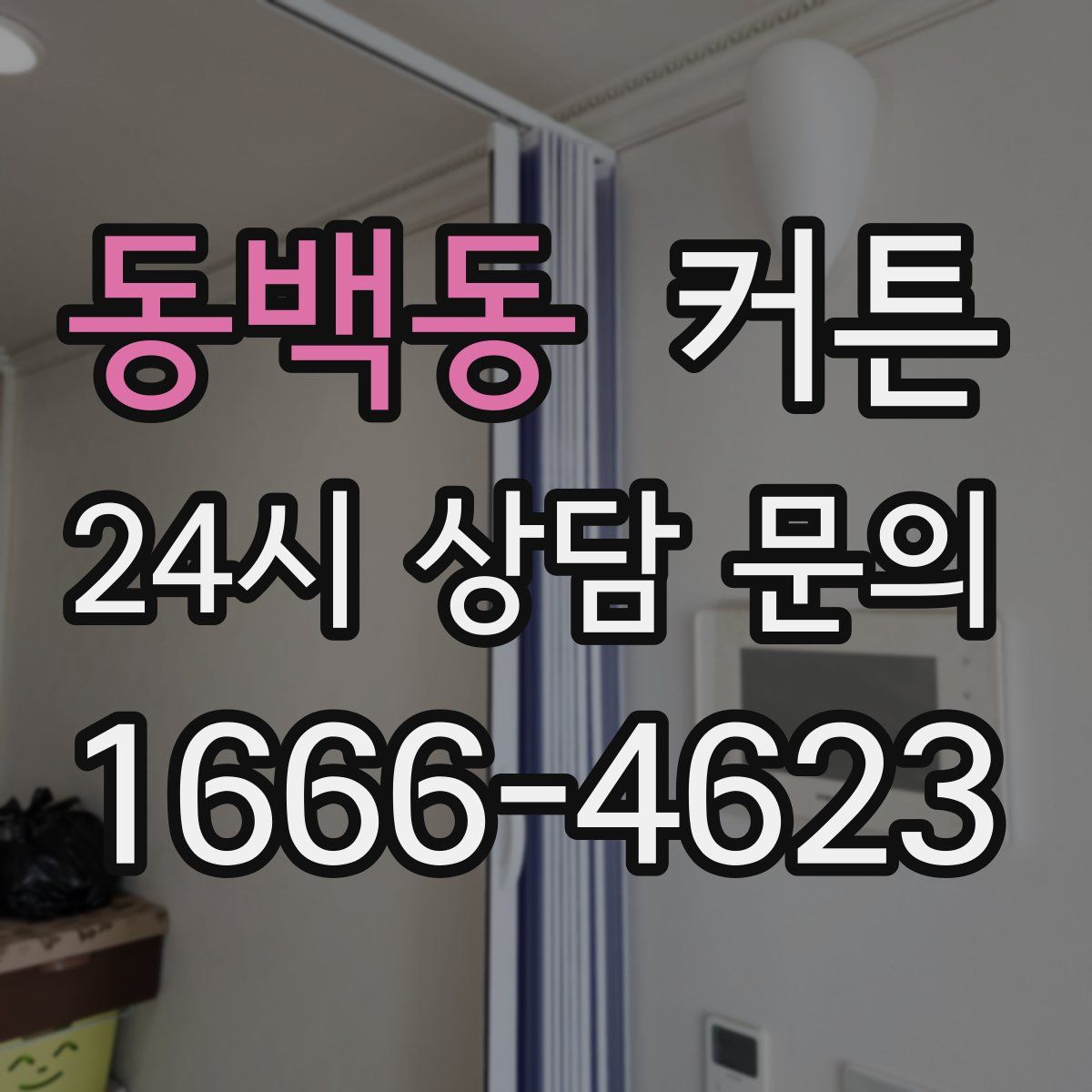 동백동 커튼