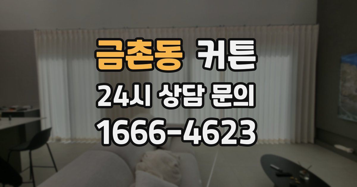 금촌동 커튼