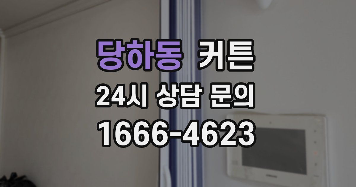 당하동 커튼