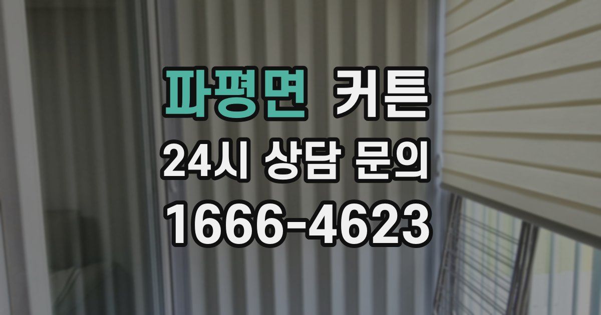 파평면 커튼
