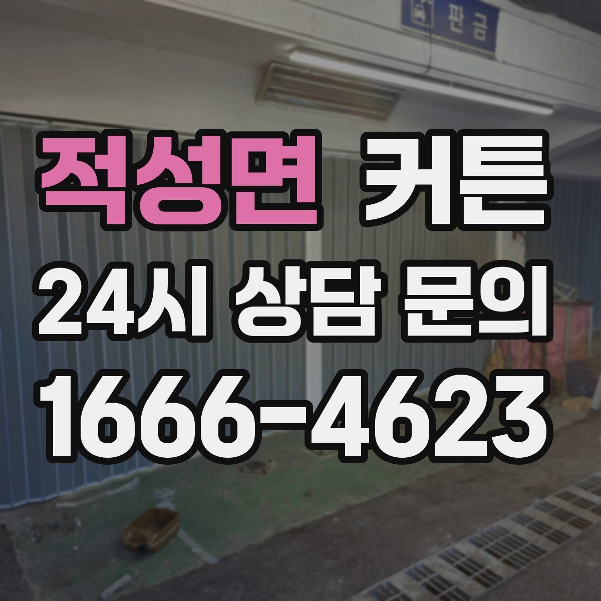 적성면 커튼