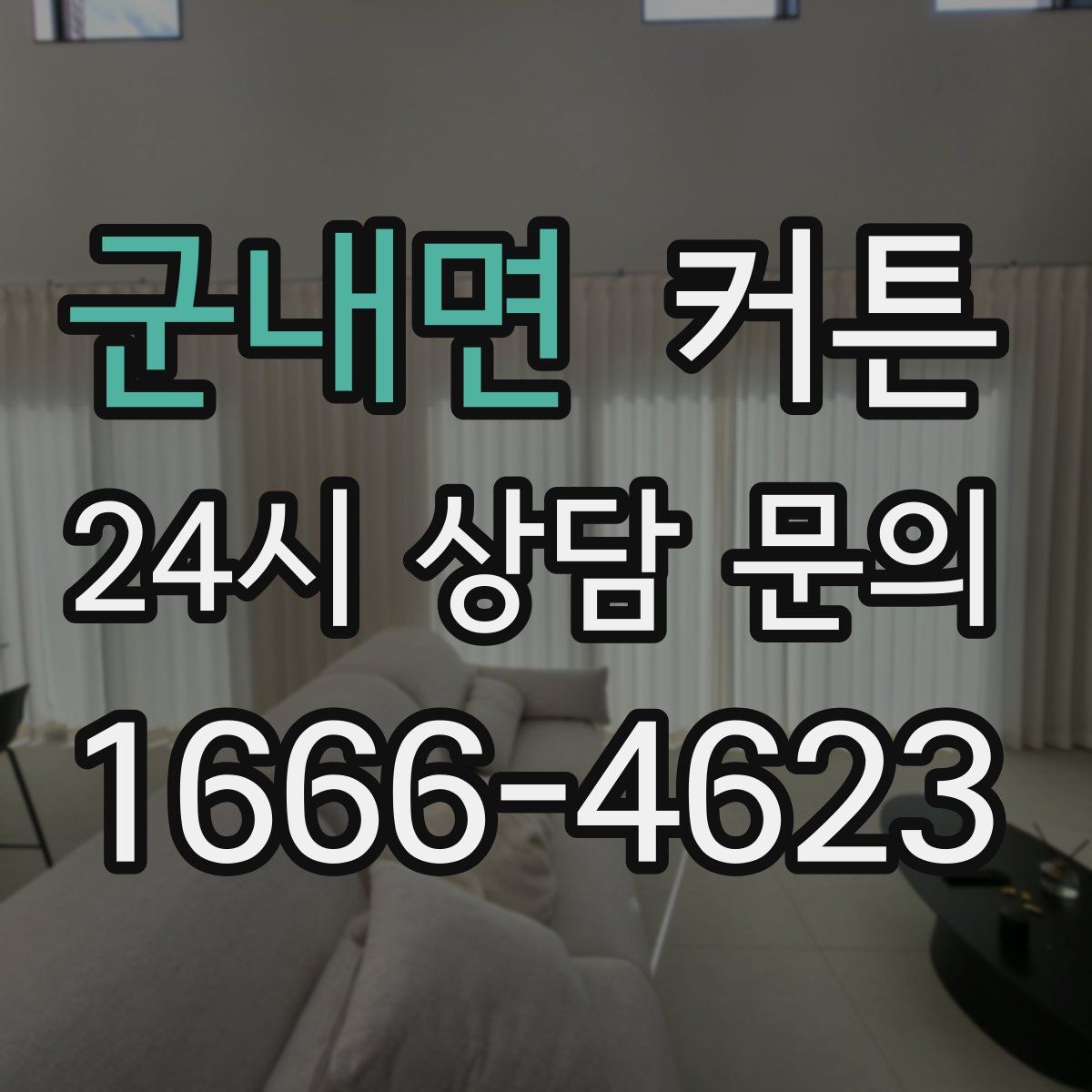 군내면 커튼