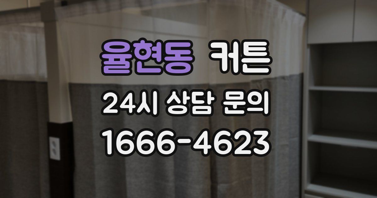 율현동 커튼