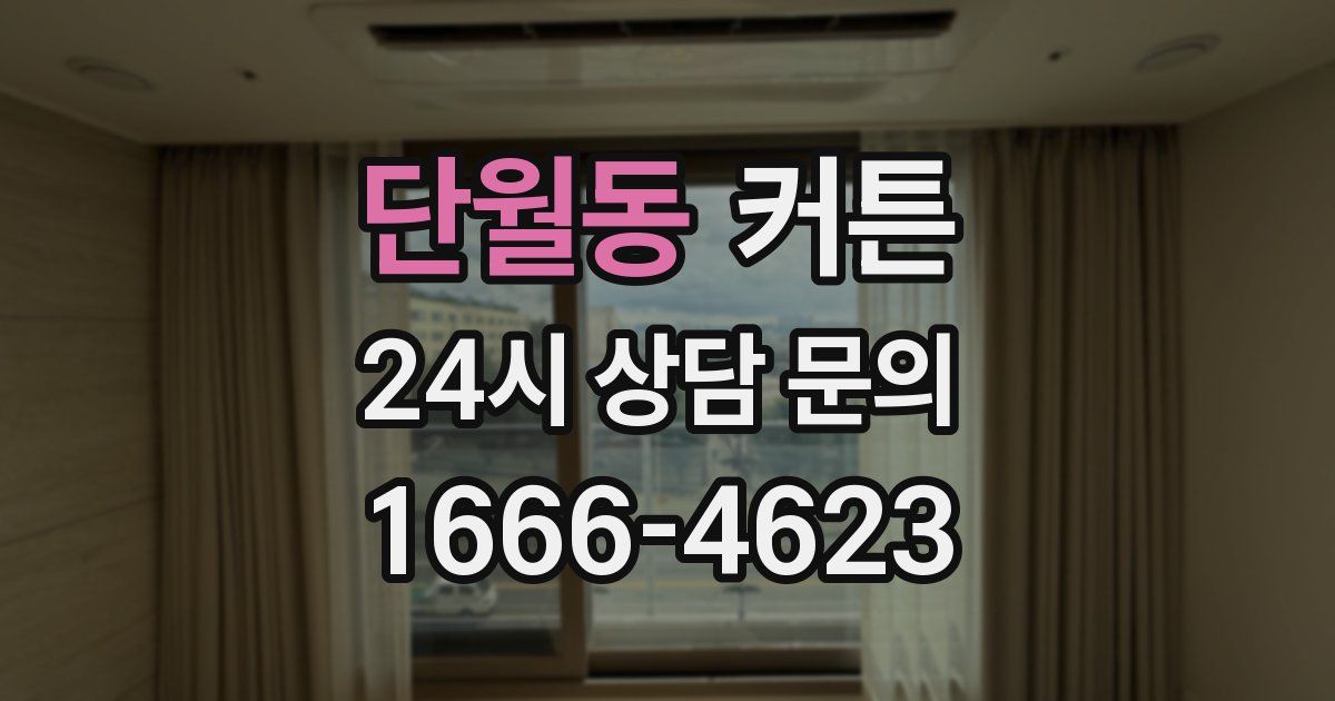 단월동 커튼