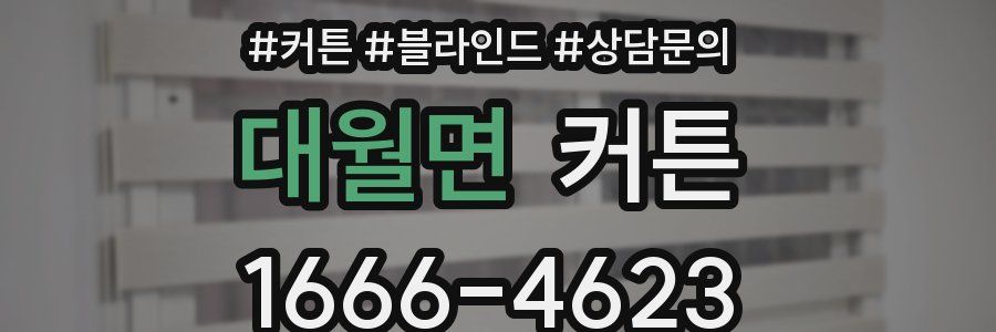 대월면 커튼