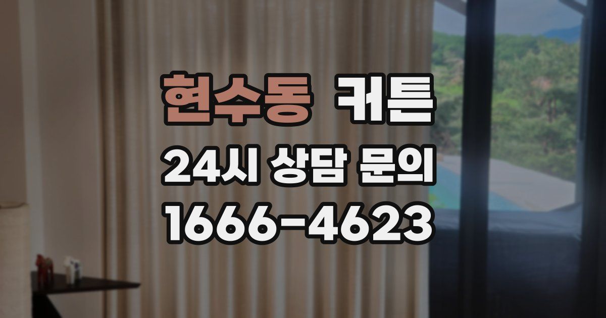 현수동 커튼