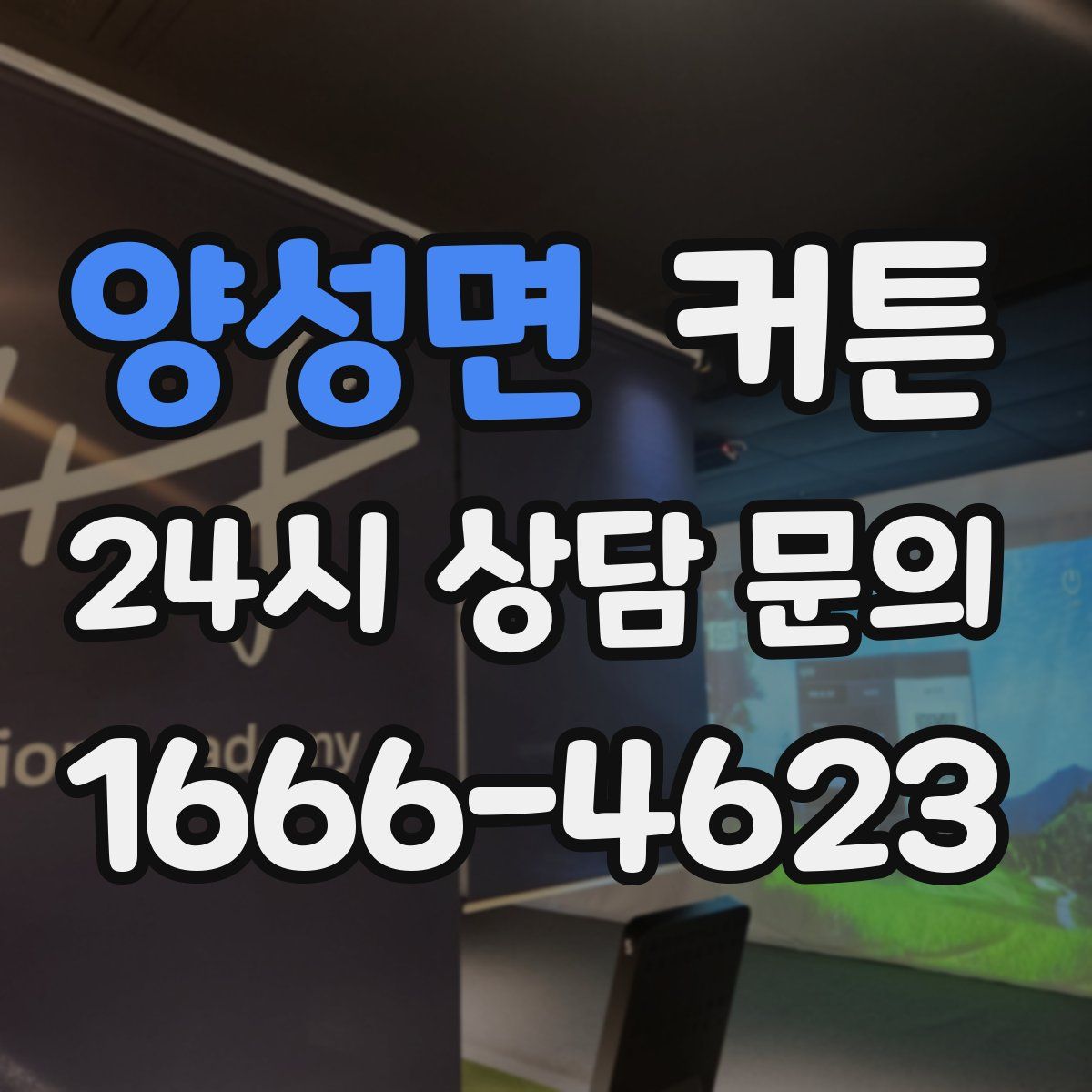 양성면 커튼
