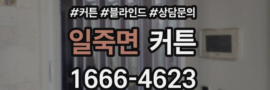 일죽면 커튼