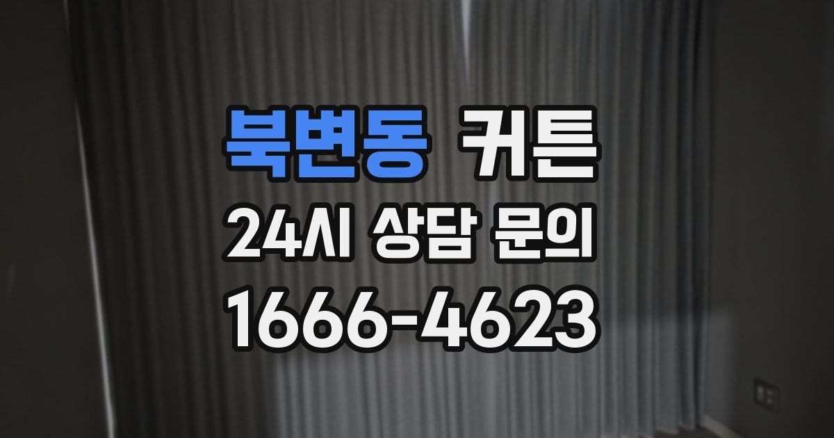 북변동 커튼