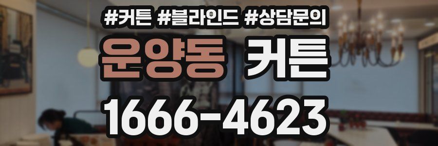 운양동 커튼