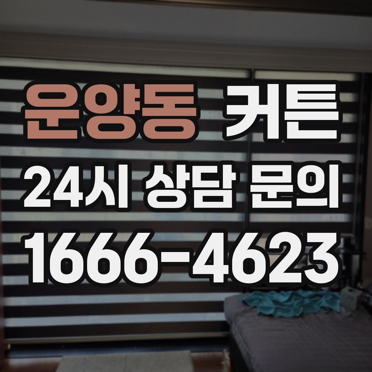운양동 커튼