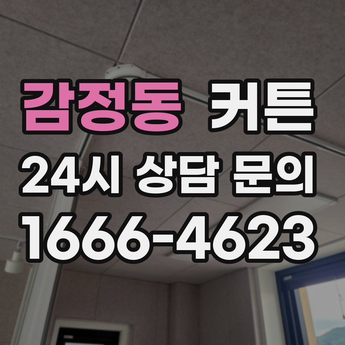 감정동 커튼