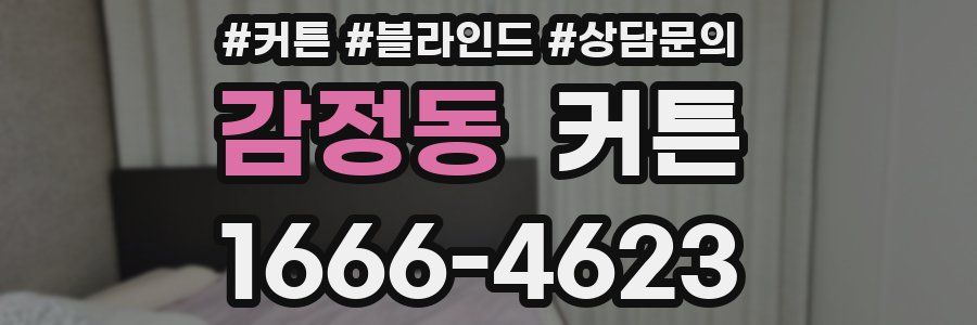 감정동 커튼