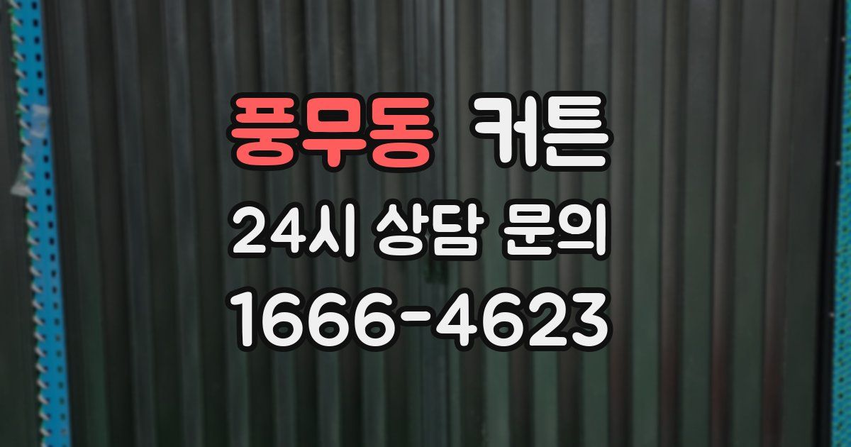 풍무동 커튼