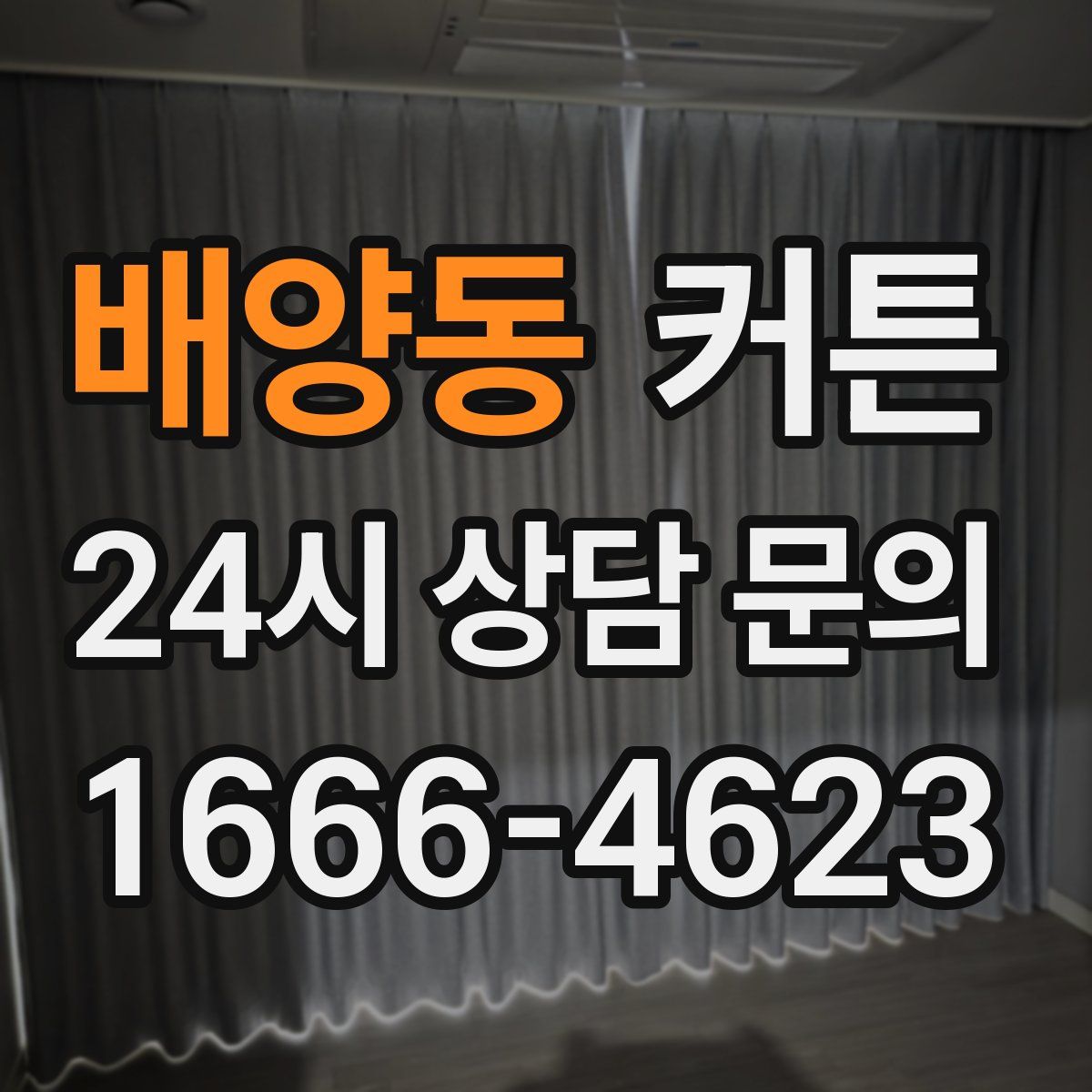 배양동 커튼