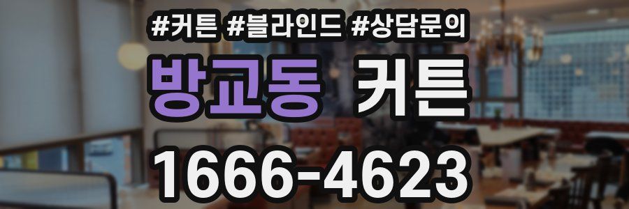 방교동 커튼