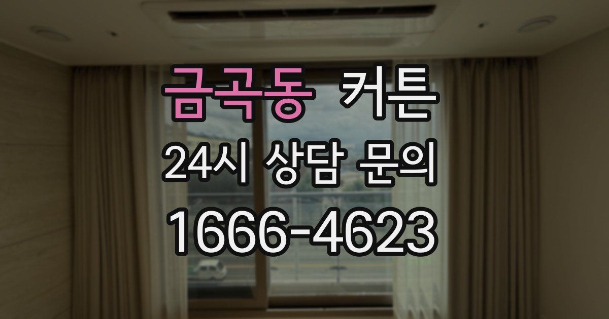 금곡동 커튼