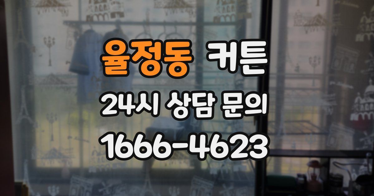 율정동 커튼