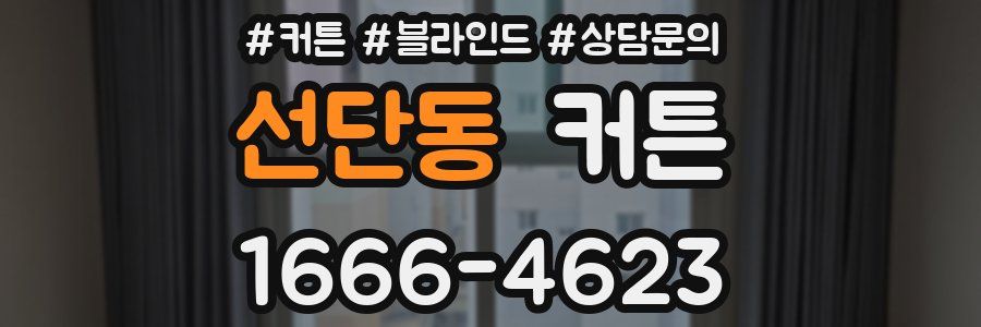 선단동 커튼