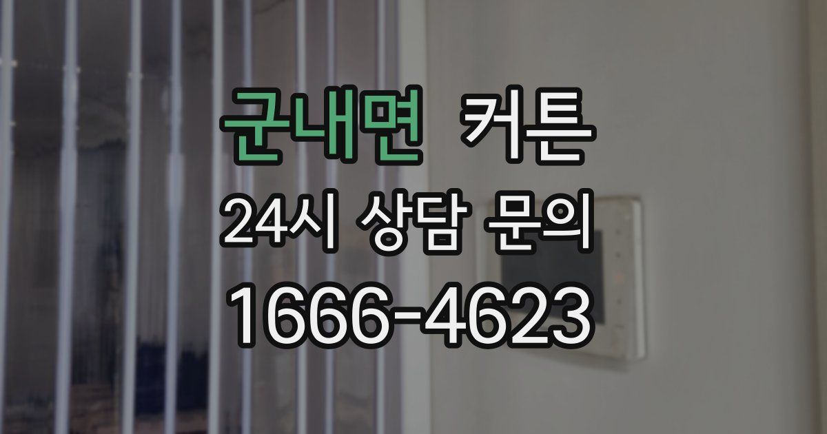 군내면 커튼