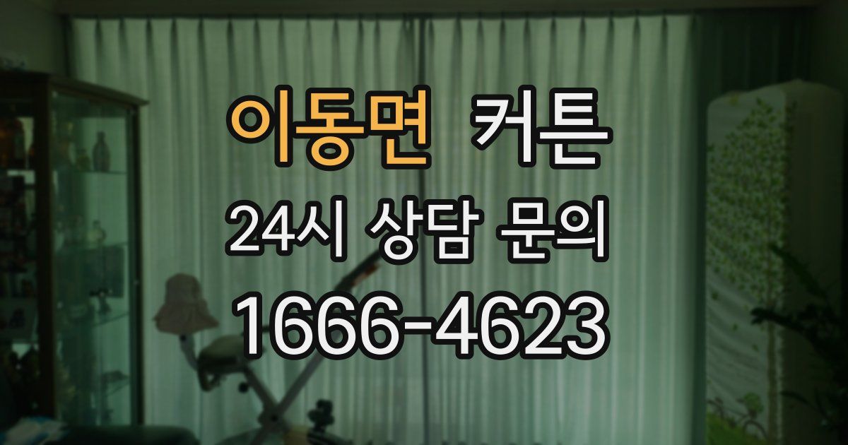 이동면 커튼