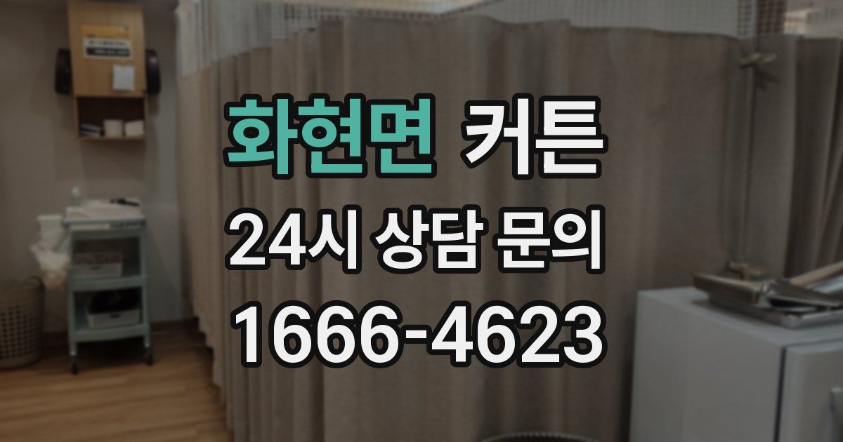 화현면 커튼