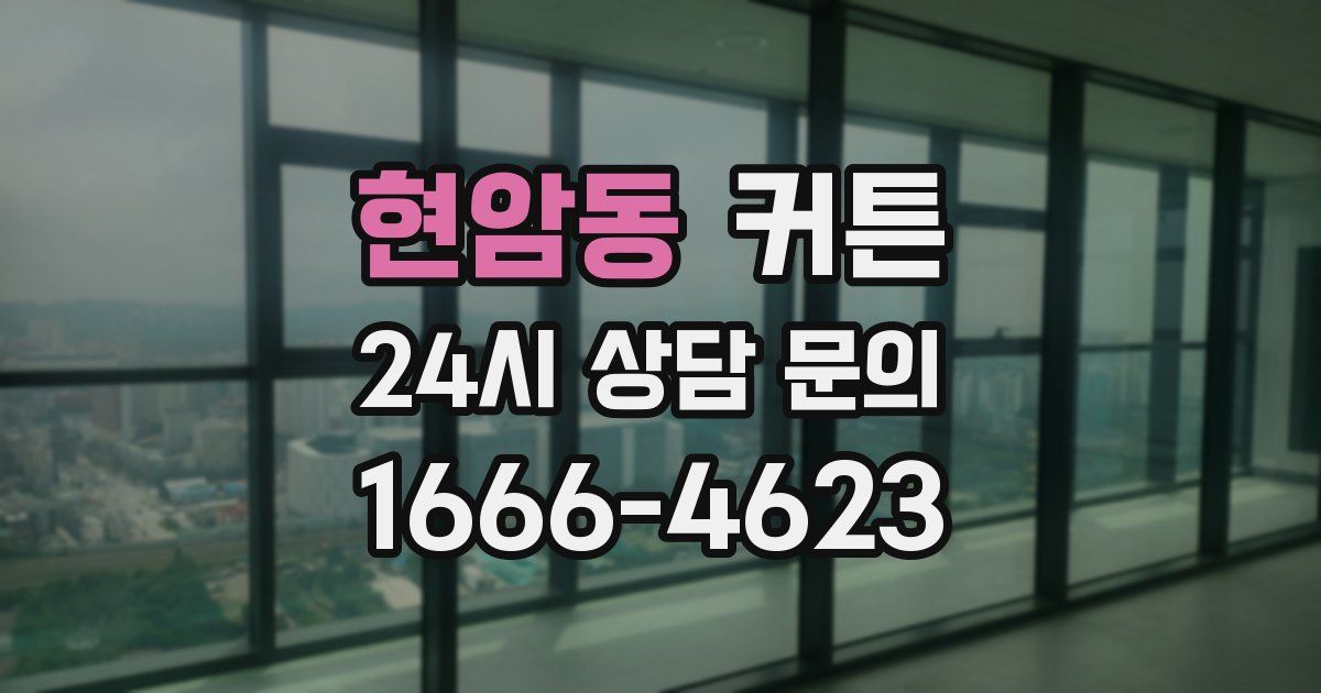 현암동 커튼