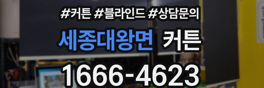세종대왕면 커튼