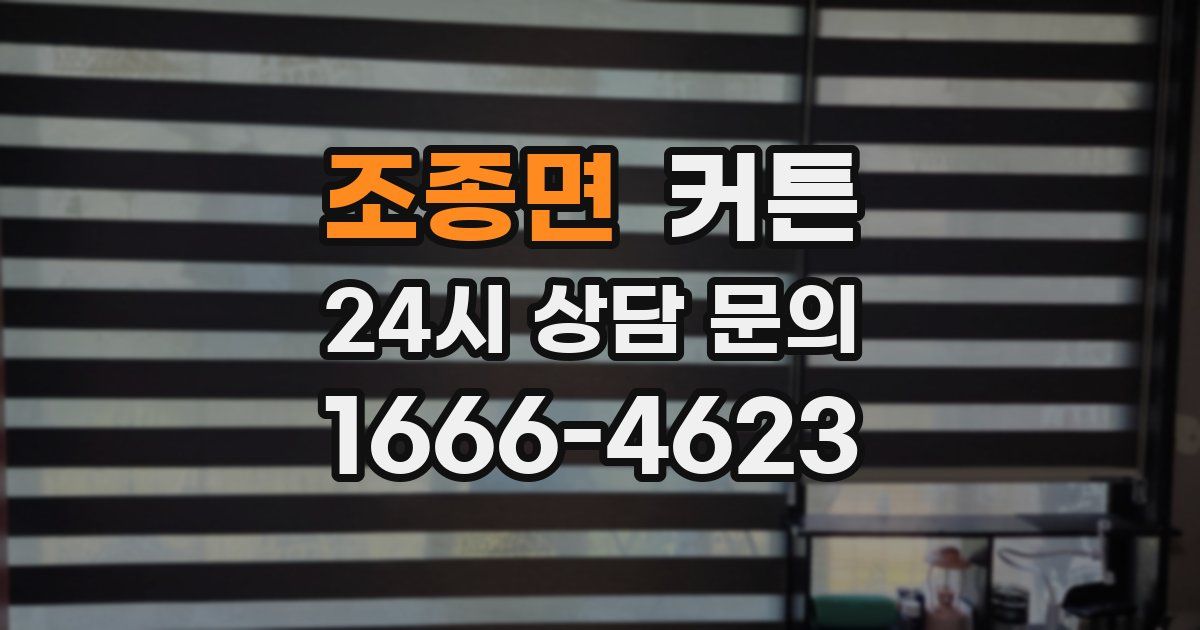 조종면 커튼