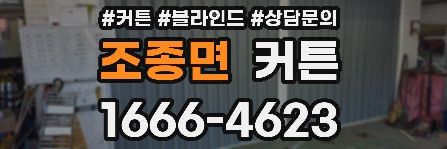 조종면 커튼