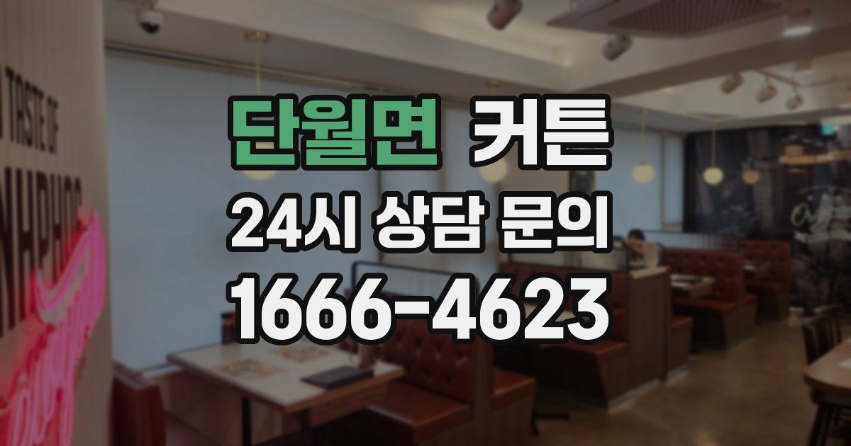 단월면 커튼