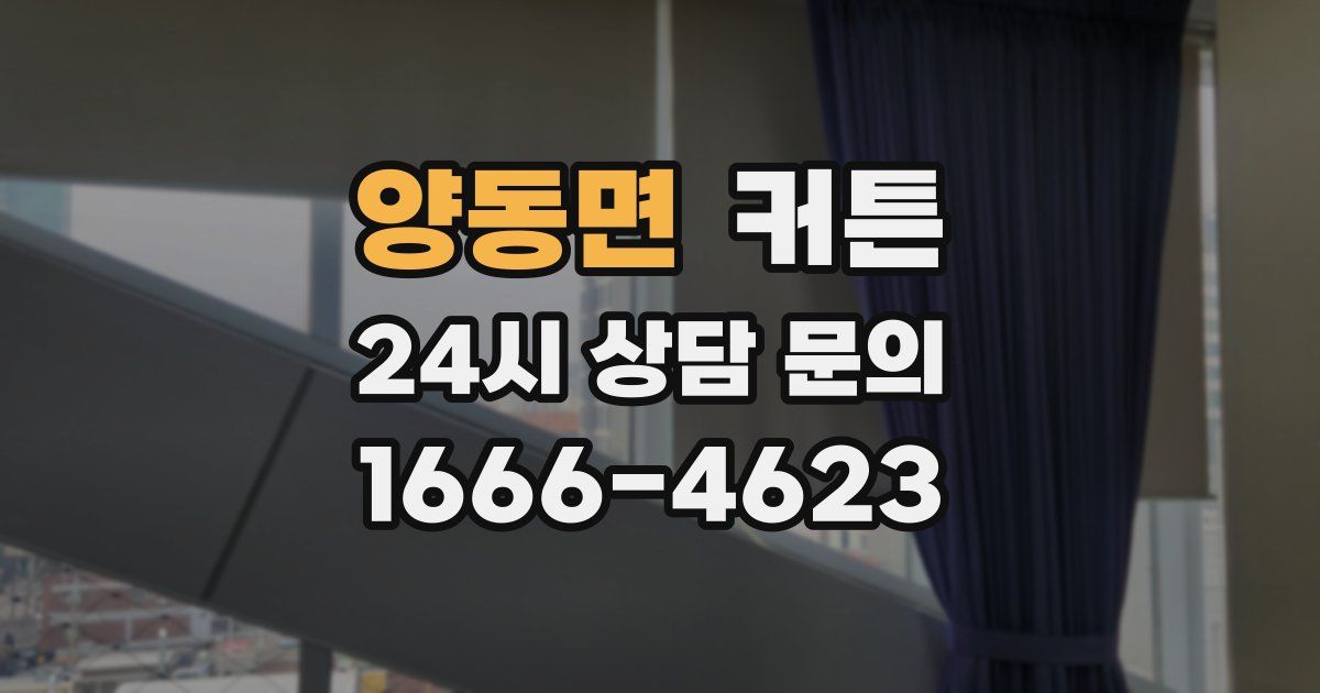 양동면 커튼