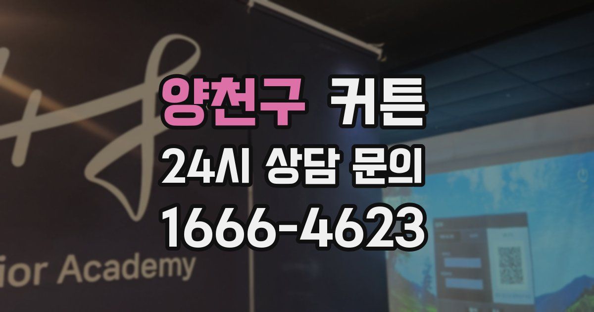 양천구 커튼