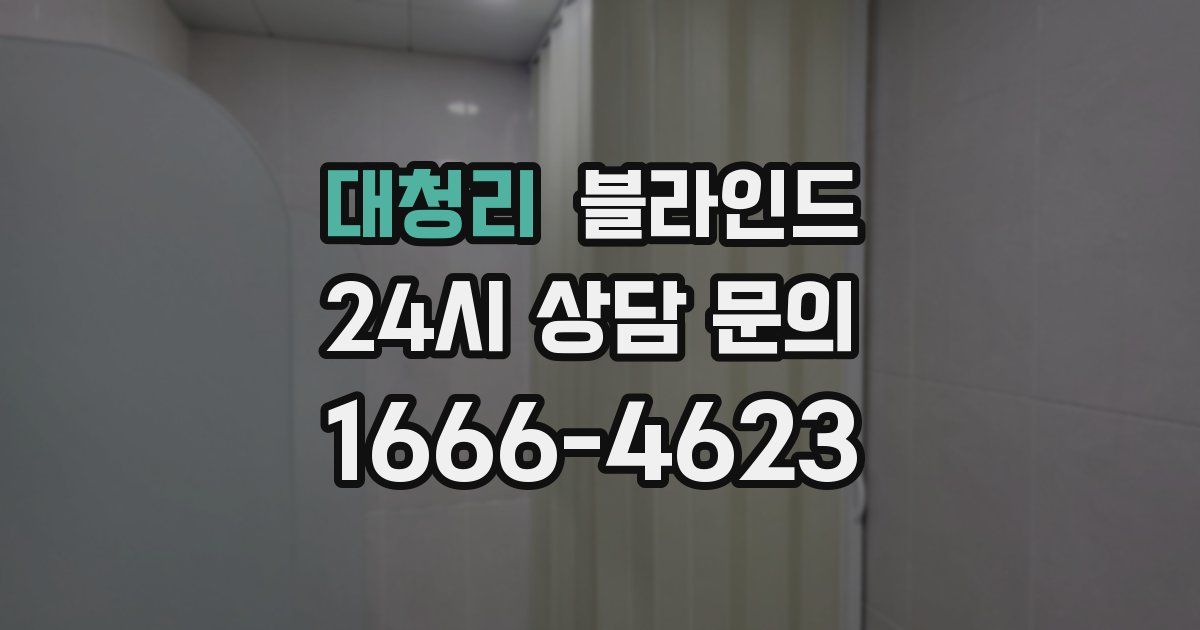 대청리 블라인드