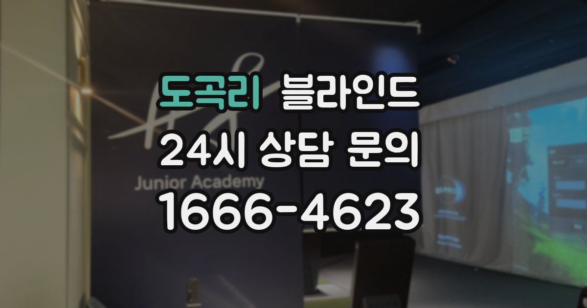 도곡리 블라인드