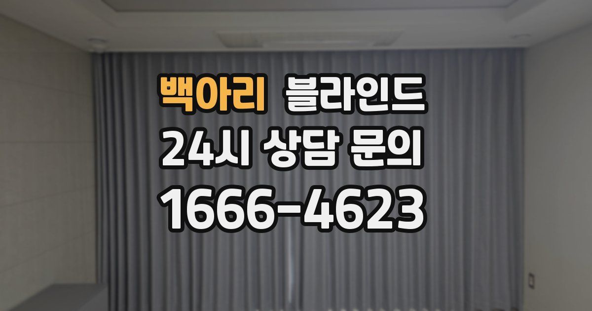 백아리 블라인드
