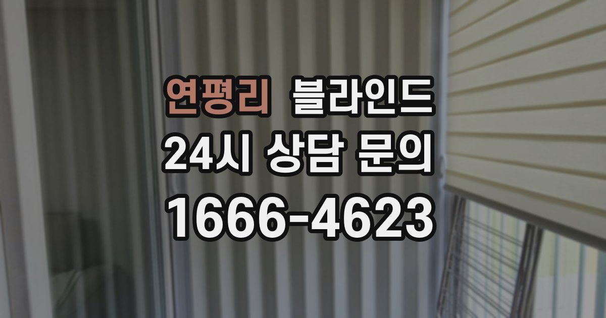 연평리 블라인드