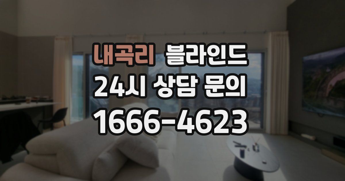내곡리 블라인드